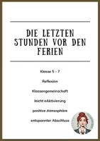 Vorschau - Arbeitsblätter - Materialpaket - Vor den Ferien - Klasse 5 - 10 - Seite 1