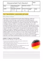 Vorschau - Arbeitsblätter - Redeanalyse Richard von Weizsäcker Klassenarbeit - Seite 1