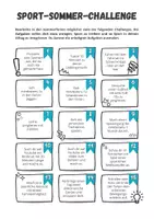 Vorschau - Arbeitsblätter - Schuljahresabschluss ⎮ Sommer-Challenge für Klasse 5 bis 13 - Seite 1