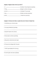 Vorschau - Arbeitsblätter - Simple past - Einfache Aussagen - Englisch Klasse 5 und 6 - Seite 1