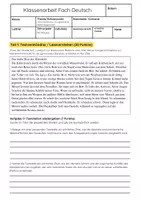 Vorschau - Arbeitsblätter - Trümmerliteratur Kurzgeschichte Analyse Oberstufe Gymnasium - Seite 1