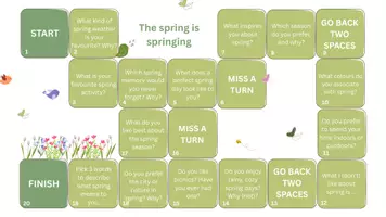 Vorschau - Arbeitsblätter - Englisch Würfelspiel "Spring season" - differenziert (Klasse 10-12) - Seite 3
