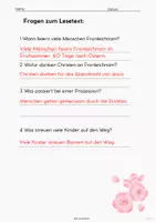 Vorschau - Arbeitsblätter - Religion/ Ethik Fronleichnam Grundschule Arbeitsblatt PDF – Lesetext & Aufgaben mit Lösungen ab der 2.Klasse ✝️ - Seite 3
