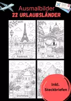 Vorschau - Mal- und Bastelvorlagen - Kunst Sommer - Deckblatt