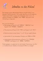 Vorschau - Poster - Tafelmaterial Kalender Deutsch und Englisch - Seite 1