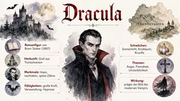 Vorschau - Arbeitsblätter - Arbeitsblätter zum Thema "Was wurde aus der Figur Dracula?" (Lückentext, Hörverstehen) + Lösung & MP3 + Infografik - Seite 3