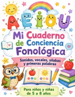 Vista previa - Hojas de trabajo - Cuaderno de Conciencia fonológica - Portada