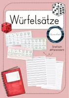 Vorschau - Spiele - Würfelsätze: Spielerisch Sätze schreiben und lesen - Deckblatt