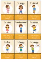 Vorschau - Spiele - Feelings and Emotions Stop and Swap I How are you today? I ESL/EFL - Seite 3