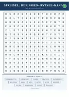 Vorschau - Arbeitsblätter - Suchsel Der Nord-Ostsee-Kanal | Sachunterricht Grundschule - Deckblatt
