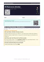 Vorschau - Arbeitsblätter - Ömers Team: Stilmittel-Detektive – Rhetorische Stilmittel - Seite 1