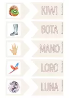 Vista previa - Refuerzo / NEE / Materiales de apoyo - Puzles - Palabras bisílabas - página 2