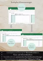 Vorschau - Interaktives Material - koalaplan Lehrerkalender 2026/27 Excel - Seite 1
