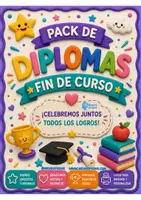 Vista previa - Hojas de trabajo - PACK 8 DIPLOMAS FIN DE CURSO - página 1