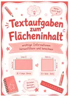 Vorschau - Arbeitsblätter - Sachaufgaben Flächeninhalt (ab Klasse 5) - Deckblatt