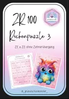 Vorschau - Stationenlernen - Rechenpuzzle - ZE±ZE o.ZÜ - Zahlenraum 100 - Deckblatt