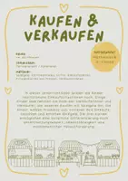 Vorschau - Stationenlernen - Kaufen & Verkaufen Unterrichtseinheit Differenziert - Deckblatt