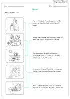 Vorschau - Arbeitsblätter - Englisch Grundschule - In Summer - Reading - Read and match - Seite 2