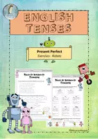 Vorschau - Arbeitsblätter - Present Perfect - Übungen (Homeschooling) - Deckblatt