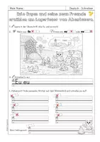 Vorschau - Arbeitsblätter - Buchstabe Eu eu: Material zum Wimmelbild - Seite 3