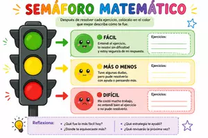 Vista previa - Refuerzo / NEE / Materiales de apoyo - Semáforo matemático: metacognición y aprendizaje autónomo en Matemática - Portada