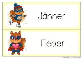Vorschau - Anderer Materialtyp - Eichhörnchenklasse Tafelkalender Klassentier Eichhörnchen Superhelden - Seite 2