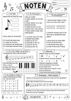 Vorschau - Arbeitsblätter - Poster "Noten" mit Arbeitsblatt - Musik Jg.3-6 - Seite 3