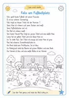 Vorschau - Arbeitsblätter - Feriengeschichten zum Ausmalen - Lesen und Malen - gegen Langeweile - Leseförderung - spielerisch lernen - für Kinder im Grundschulalter - Seite 2