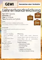 Vorschau - Arbeitsblätter - Gewi 5/6: Kennzeichen einer Hochkultur - Seite 1