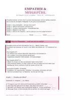 Vorschau - Arbeitsblätter - Ethik: Empathie Mitgefühl Klasse 5/6 | Perspektivwechsel Gefühle benennen | Mitleid Unterschied | Grenzen der Empathie | Fallbeispiele | sofort einsetzbar | Philosophie - Deckblatt
