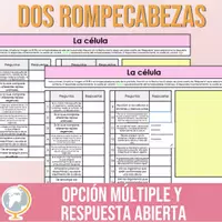 Vista previa - Juegos / Gamificación - Célula rompecabezas misterioso - página 1