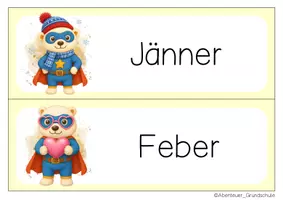 Vorschau - Anderer Materialtyp - Eisbärenklasse Tafelkalender Klassentier Eisbär Superhelden - Seite 2