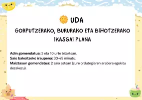 Vista previa - Unidades / Secuencias / Situaciones de Aprendizaje - Uda Magikoa: Udako Mindfulness eta Yoga Haurrentzat - página 1