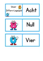 Vorschau - Spiele - Unser Ziffern-Legespiel - Seite 1
