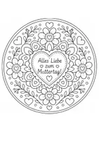 Vorschau - Arbeitsblätter - Mandalas zum Muttertag, Vatertag, Valentinstag... - Seite 3