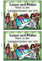 Vorschau - Arbeitsblätter - Fußball-WM 2026 | Lese-Mal-Heft: Reise zu den Gastgeberländern Mexiko, Kanada & USA | Grundschule Klasse 3-4 - Seite 1