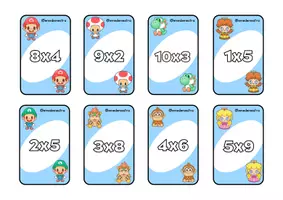 Vista previa - Juegos / Gamificación - Juego cartas tablas de multiplicar - página 2