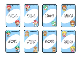 Vista previa - Juegos / Gamificación - Juego cartas tablas de multiplicar - página 3