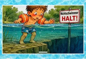 Vorschau - Poster - Baderegeln | Belehrung – 15 Bildkarten & Satzkarten | Tafelmaterial - Seite 3