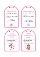 Vista previa - Tarjetas / Manipulativos - Llavero de English Grammar - página 1