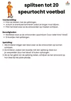 Voorbeeld - splitsen tot 20 speurtocht voetbal - Pagina 2