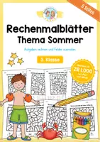 Vorschau - Arbeitsblätter - 8 Rechenmalblätter zum Sommer: Zahlenraum 1.000 - Deckblatt