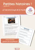 Vorschau - Arbeitsblätter - Petites histoires - La folie de la Coupe du Monde - Deckblatt