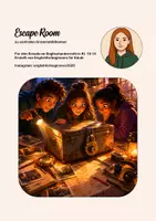 Vorschau - Spiele - Grammar Escape Room Wiederholung Klassen 10-13 - Deckblatt
