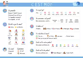 Vorschau - Arbeitsblätter - Set de table: C’est moi! - Seite 3