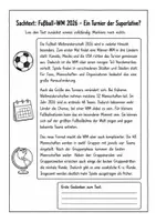 Vorschau - Arbeitsblätter - Fußball-WM 2026 – Sachtext mit 5-Schritt-Lesemethode, Aufgaben & Lösungen | Deutsch Klasse 5/6 - Seite 2
