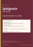Vorschau - Stundenentwürfe - Iphigenie auf Tauris Unterrichtsmaterial – Humanitätsideal & klassisches Drama | Goethe Oberstufe - Seite 1