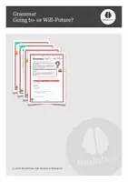 Vorschau - Arbeitsblätter - BrainDocs Grammar Going to- und Will-Future - Deckblatt