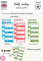 Vorschau - Aufgabenkarten - world cup 2026: football - buddy reading - Deckblatt