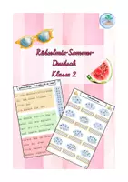 Vorschau - Arbeitsblätter - Rätselmix für den Sommer (Deutsch) - Deckblatt